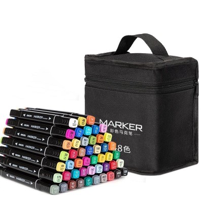 Set 40 Markere, Flippy, pe Baza de Ulei, Dublu Capat, Subtire 1mm si Gros 6 mm, Geanta Depozitare, 15 cm, Multicolor Set 40 Markere, Flippy, pe Baza de Ulei, Dublu Capat, Subtire 1mm si Gros 6 mm, Geanta Depozitare, 15 cm, Multicolor