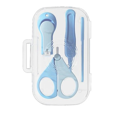 Set 4in1 de Ingrijire Unghii pentru Bebelusi, Flippy, Cutie de Depozitare Texturata, 0-6 Ani, 13.6x8x2 cm, Albastru Set 4in1 de Ingrijire Unghii pentru Bebelusi, Flippy, Cutie de Depozitare Texturata, 0-6 Ani, 13.6x8x2 cm, Albastru