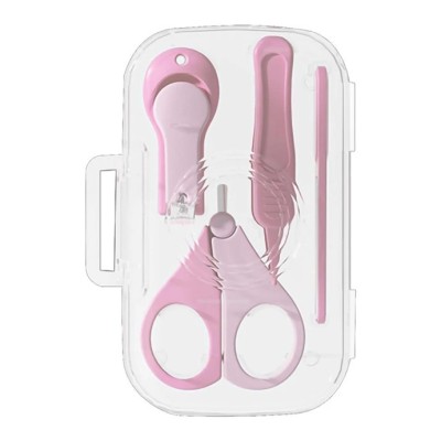 Set 4in1 de Ingrijire Unghii pentru Bebelusi, Flippy, Cutie de Depozitare Texturata, 0-6 Ani, 13.6x8x2 cm, Roz Set 4in1 de Ingrijire Unghii pentru Bebelusi, Flippy, Cutie de Depozitare Texturata, 0-6 Ani, 13.6x8x2 cm, Roz