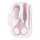 Set 4in1 de Ingrijire Unghii pentru Bebelusi, Flippy, Cutie de Depozitare Texturata, 0-6 Ani, 13.6x8x2 cm, Roz Set 4in1 de Ingrijire Unghii pentru Bebelusi, Flippy, Cutie de Depozitare Texturata, 0-6 Ani, 13.6x8x2 cm, Roz