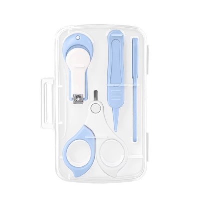 Set 4in1 de Ingrijire Unghii pentru Bebelusi, Flippy, Cutie de Depozitare Transparenta, 0-6 Ani, 13.6x8x2 cm, Albastru Deschis Set 4in1 de Ingrijire Unghii pentru Bebelusi, Flippy, Cutie de Depozitare Transparenta, 0-6 Ani, 13.6x8x2 cm, Albastru Deschis