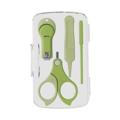 Set 4in1 de Ingrijire Unghii pentru Bebelusi, Flippy, Cutie de Depozitare Transparenta, 0-6 Ani, 13.6x8x2 cm, Verde Set 4in1 de Ingrijire Unghii pentru Bebelusi, Flippy, Cutie de Depozitare Transparenta, 0-6 Ani, 13.6x8x2 cm, Verde