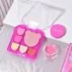 Set 6 Produse de Machiaj, KEVIN & COCO, Pink Bear, 16.2 x 16 x 2.5 cm Set 6 Produse de Machiaj, KEVIN & COCO, Pink Bear, 16.2 x 16 x 2.5 cm
