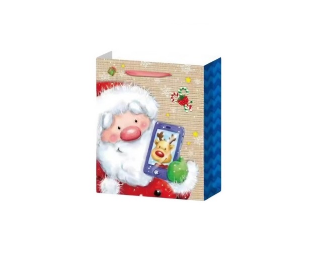 Set 6 Pungi Cadou, Flippy, Imprimeu Tematica Mos Craciun si Ursuleti, Model Random, din Hartie, Impachetare Usoara a Cadourilor, 18.5x22.5x8.5 cm, Multicolor Set 6 Pungi Cadou, Flippy, Imprimeu Tematica Mos Craciun si Ursuleti, Model Random, din Hartie, Impachetare Usoara a Cadourilor, 18.5x22.5x8.5 cm, Multicolor