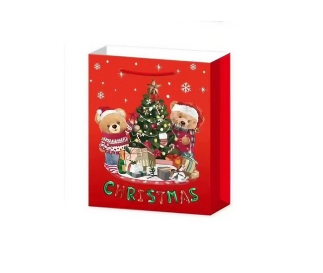 Set 6 Pungi Cadou, Flippy, Imprimeu Tematica Mos Craciun, Ursuleti, Brazi, Model Random, din Hartie, Impachetare Usoara a Cadourilor, 18.5x22.5x8.5 cm, Multicolor Set 6 Pungi Cadou, Flippy, Imprimeu Tematica Mos Craciun, Ursuleti, Brazi, Model Random, din Hartie, Impachetare Usoara a Cadourilor, 18.5x22.5x8.5 cm, Multicolor