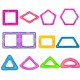Set 60 Piese Magnetice de Constructie, Flippy, Piese Mari, Magnetic Blocks, Forme Geometrice, 3 Ani, ABS, Magnet, 22 x 17.2 x 8.5 cm, Multicolor Set 60 Piese Magnetice de Constructie, Flippy, Piese Mari, Magnetic Blocks, Forme Geometrice, 3 Ani, ABS, Magnet, 22 x 17.2 x 8.5 cm, Multicolor