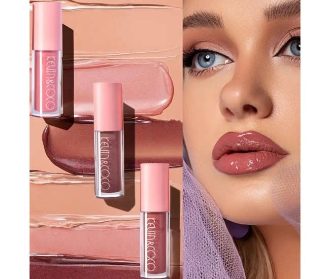 Set 8 Lip Gloss, nunate rose, nude, glosy, cutie dreptunghiulara, 8.3 x 17.5 x 2.7 cm, 181.5 g, multicolor Set 8 Lip Gloss, nunate rose, nude, glosy, cutie dreptunghiulara, 8.3 x 17.5 x 2.7 cm, 181.5 g, multicolor