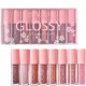 Set 8 Lip Gloss, nunate rose, nude, glosy, cutie dreptunghiulara, 8.3 x 17.5 x 2.7 cm, 181.5 g, multicolor Set 8 Lip Gloss, nunate rose, nude, glosy, cutie dreptunghiulara, 8.3 x 17.5 x 2.7 cm, 181.5 g, multicolor
