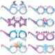 Set 8 Perechi de Ochelari Sirena, Flippy, Colectia Mermaid, Multicolor