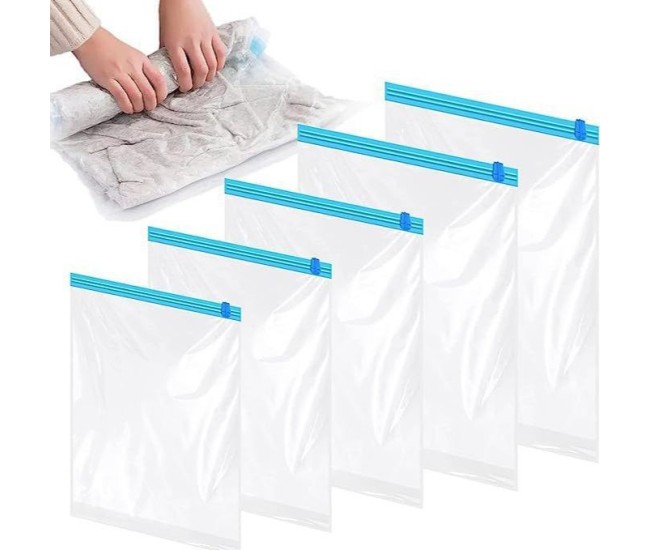 Set 9 Saci de Vidat Haine, Flippy, Marimi Diferite, Vidare prin Vacuum, Reutilizabili, Impermeabili, Pompa Inclusa, Transparent Set 9 Saci de Vidat Haine, Flippy, Marimi Diferite, Vidare prin Vacuum, Reutilizabili, Impermeabili, Pompa Inclusa, Transparent