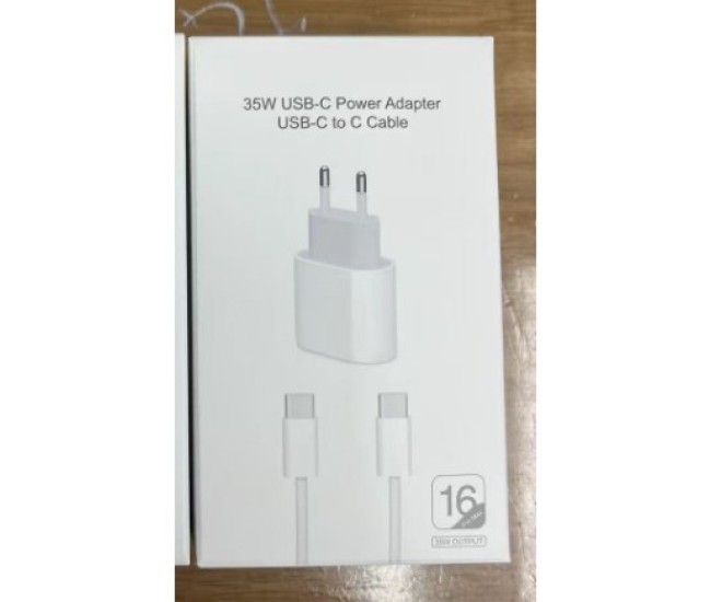 Incarcator Super Fast Charge, Flippy, Incarcator Fast Charge Compatibil Apple, 35 W, USB-C Adaptor, Cablu inclus USB-C, Alb Incarcator Super Fast Charge, Flippy, Incarcator Fast Charge Compatibil Apple, 35 W, USB-C Adaptor, Cablu inclus USB-C, Alb