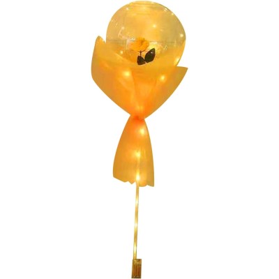 Set Buchet Decorativ, Flippy, Trandafir in Balon cu Lumini Led, Diametru 35 cm, 2 x Baterii AA (neincluse), Sampanie Set Buchet Decorativ, Flippy, Trandafir in Balon cu Lumini Led, Diametru 35 cm, 2 x Baterii AA (neincluse), Sampanie