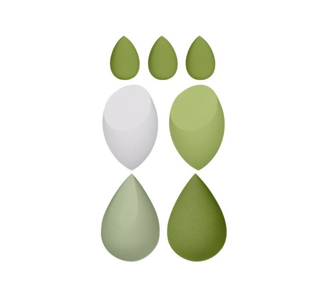 Set Buretei Machiaj, Flippy, Premium, 7 bucati, verde