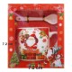 Set cana ceramica cu lingurita Flippy, 200 ml, tematica Mos Craciun cu sac de cadouri, multicolor Set cana ceramica cu lingurita Flippy, 200 ml, tematica Mos Craciun cu sac de cadouri, multicolor