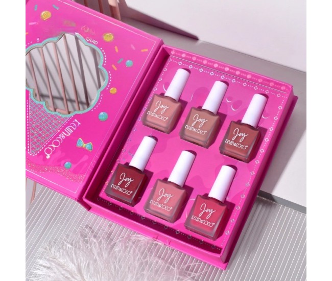 Set 6 Blush-uri lichide, Kevin&Coco, Ice Cream, 19.1 x 15.1 x 3.4cm Set 6 Blush-uri lichide, Kevin&Coco, Ice Cream, 19.1 x 15.1 x 3.4cm