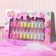 Set de Buze, KEVIN & COCO, 36 Lip Gloss-uri, Model Capac cu Fructe, 32.3 x 24.3 x 2.4 cm, Multicolor Set de Buze, KEVIN & COCO, 36 Lip Gloss-uri, Model Capac cu Fructe, 32.3 x 24.3 x 2.4 cm, Multicolor