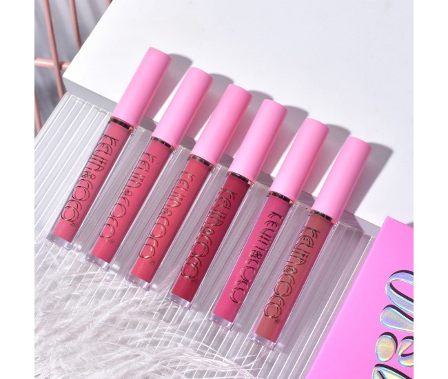 Set de Buze, KEVIN & COCO, Pink Girl, 6 Lip Gloss-uri, 17 x 14.8 x 2.9 cm, Roz/Maro Set de Buze, KEVIN & COCO, Pink Girl, 6 Lip Gloss-uri, 17 x 14.8 x 2.9 cm, Roz/Maro