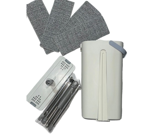 Set de Curatenie, Flippy, Mop si Galeata, Capacitate 5.7 l, 4 Rezerve Microfibra Incluse, Plastic, Utilizare Umeda/Uscata, Stoarcere Fara Maini, Albastru/Alb Set de Curatenie, Flippy, Mop si Galeata, Capacitate 5.7 l, 4 Rezerve Microfibra Incluse, Plastic, Utilizare Umeda/Uscata, Stoarcere Fara Maini, Albastru/Alb