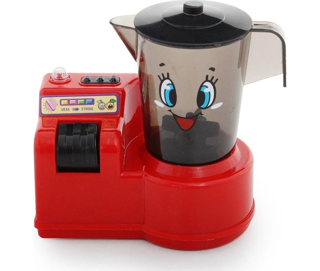 Set de joaca mini bucatarie, aparate de uz casnic mici, 6 piese, pentru copii, rosu