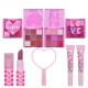 Set de Machiaj, KEVIN & COCO, 22 Culori, Model Lalele, 2 Palete de Farduri, 2 Lip Gloss-uri, 2 Lip Stick-uri, 1 Oglinda Inimioara, 15.7 x 21 x 4 cm, Multicolor Set de Machiaj, KEVIN & COCO, 22 Culori, Model Lalele, 2 Palete de Farduri, 2 Lip Gloss-uri, 2 Lip Stick-uri, 1 Oglinda Inimioara, 15.7 x 21 x 4 cm, Multicolor