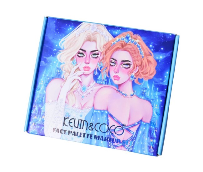 Set de Machiaj Kevin&Coco, 30 de Culori, Farduri de Pleoape, Iluminatoare Lichide, Lip Gloss-uri, Blush, Glitter, Model Regina Ghetii, 24.5x21.2x8.7 cm, Multicolor Set de Machiaj Kevin&Coco, 30 de Culori, Farduri de Pleoape, Iluminatoare Lichide, Lip Gloss-uri, Blush, Glitter, Model Regina Ghetii, 24.5x21.2x8.7 cm, Multicolor