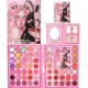 Set farduri 2 in 1 Kevin&Coco, paleta 62 nuante, mini paleta iluminator tip carte, rezistenta ridicata, 22 x 17 cm, 430 g, multicolor Set farduri 2 in 1 Kevin&Coco, paleta 62 nuante, mini paleta iluminator tip carte, rezistenta ridicata, 22 x 17 cm, 430 g, multicolor