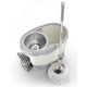 Set Galeata cu Pedala si Mop Rotativ 360°, Flippy, Cu Actiune Centrifuga x4, Pentru Uz Casnic, Maner din Otel Inoxidabil Telescopic, 2 Capte din Bumbac, 46x30x28 cm, Alb Ivoir Set Galeata cu Pedala si Mop Rotativ 360°, Flippy, Cu Actiune Centrifuga x4, Pentru Uz Casnic, Maner din Otel Inoxidabil Telescopic, 2 Capte din Bumbac, 46x30x28 cm, Alb Ivoir
