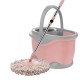 Set Galeata si Mop Rotativ 360°, Flippy, Cu Dubla Actiune Centrifuga, Pentru Uz Casnic, Maner din Otel Inoxidabil Telescopic, 2 Capte din Bumbac, 46x27x29 cm, Roz Set Galeata si Mop Rotativ 360°, Flippy, Cu Dubla Actiune Centrifuga, Pentru Uz Casnic, Maner din Otel Inoxidabil Telescopic, 2 Capte din Bumbac, 46x27x29 cm, Roz