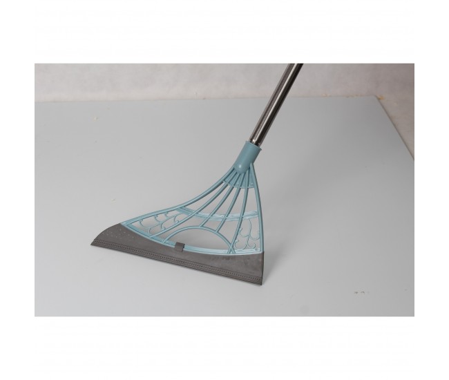 Set matura, faras cu coada si matura silicon, Flippy, Pentru uz casnic, Plastic/Otel, Albastru deschis, 90 x 72 x 100 cm Set matura, faras cu coada si matura silicon, Flippy, Pentru uz casnic, Plastic/Otel, Albastru deschis, 90 x 72 x 100 cm