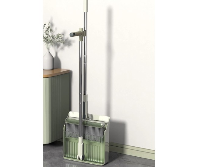 Set Matura si Faras cu Coada Flippy, cu Dinti de Pieptene pentru Curatare Matura, rotativ, pliabil, detasabil, Otel inoxidabil si Polipropilena, 99 x 30 cm Verde Set Matura si Faras cu Coada Flippy, cu Dinti de Pieptene pentru Curatare Matura, rotativ, pliabil, detasabil, Otel inoxidabil si Polipropilena, 99 x 30 cm Verde