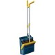 Set Matura si Faras cu Coada Flippy, cu Dinti de Pieptene pentru Curatare Matura, rotativ, pliabil, detasabil, Otel inoxidabil si Polipropilena, 99 x 30 cm Albastru