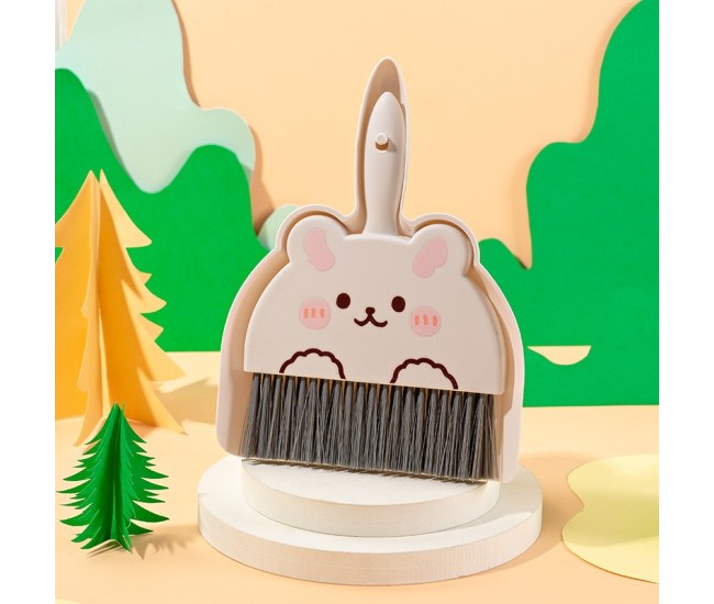 Set Mini Matura si Faras, Flippy, LITTLE CLEANER, Uz Casnic, pentru Birou, Bucatarie, Casa, Model Iepuras, 23 x 18 cm, Bej Set Mini Matura si Faras, Flippy, LITTLE CLEANER, Uz Casnic, pentru Birou, Bucatarie, Casa, Model Iepuras, 23 x 18 cm, Bej