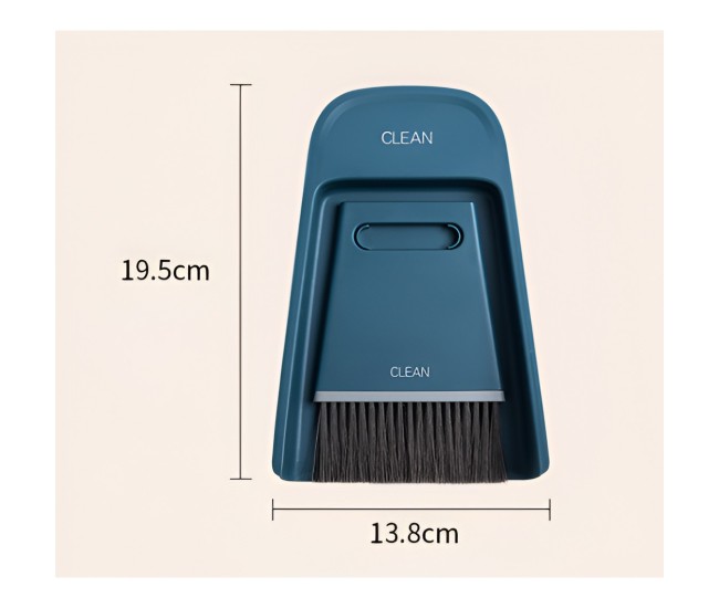Set Mini Matura si Faras, Flippy, Uz Casnic, Doua Perii, pentru Birou, Bucatarie, Casa, 19.5x13.8x3.6 cm, Albastru