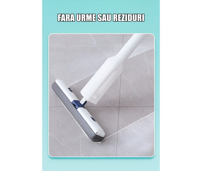 Set Mop Telescopic cu Galeata Pliabila, Flippy, Gri, 32 cm, Maner Reglabil 140 cm, Sistem de Stoarcere Usor si Eficient Set Mop Telescopic cu Galeata Pliabila, Flippy, Gri, 32 cm, Maner Reglabil 140 cm, Sistem de Stoarcere Usor si Eficient