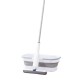 Set Mop Telescopic cu Galeata Pliabila, Flippy, Gri, 32 cm, Maner Reglabil 140 cm, Sistem de Stoarcere Usor si Eficient Set Mop Telescopic cu Galeata Pliabila, Flippy, Gri, 32 cm, Maner Reglabil 140 cm, Sistem de Stoarcere Usor si Eficient