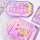 Paleta de Machiaj, KEVIN & COCO, Violet Ice Cream, Fard de Pleoape, 22 culori, 19 x 13.7 x 1.3 cm Paleta de Machiaj, KEVIN & COCO, Violet Ice Cream, Fard de Pleoape, 22 culori, 19 x 13.7 x 1.3 cm