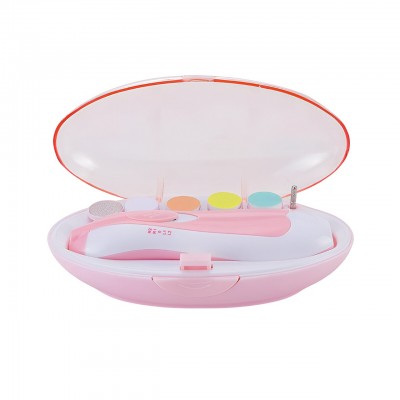 Set Pila Electrica pentru Copii si Bebelusi, Flippy, ABS, 6 Accesorii, cu Lumina LED, Roz Alb Set Pila Electrica pentru Copii si Bebelusi, Flippy, ABS, 6 Accesorii, cu Lumina LED, Roz Alb