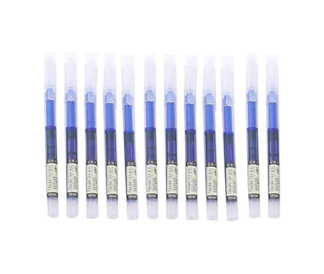 Set Pixuri Profesionale cu Bila, Flippy, pe Baza de Apa Set 12 bucati, Varf Ascutit de 0.5 mm, Pentru Scoala sau Birou, Albastru Set Pixuri Profesionale cu Bila, Flippy, pe Baza de Apa Set 12 bucati, Varf Ascutit de 0.5 mm, Pentru Scoala sau Birou, Albastru