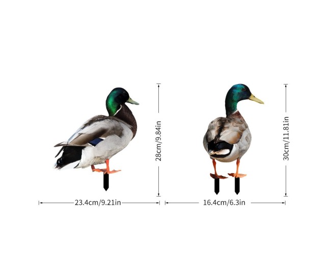 Set 2 Decoratiuni de Gradina, Flippy, Model Rata, Tip Placa, Grosime 3 mm, Fata-Verso, Multicolor Set 2 Decoratiuni de Gradina, Flippy, Model Rata, Tip Placa, Grosime 3 mm, Fata-Verso, Multicolor