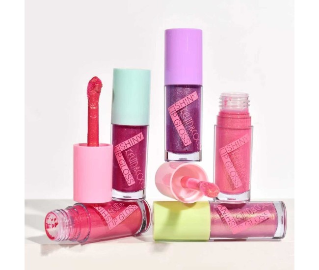 Set 5 Rujuri, Kevin Coco, Dreamy Pink, Lip-Gloss, Sidefate, Multicolor