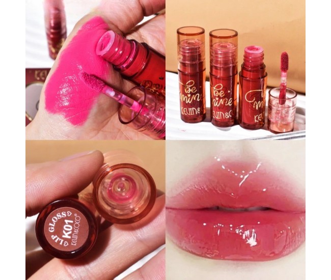 Set Rujuri de Buze Mate, KEVIN & COCO, Be Mine 3 Culori, Lip-Gloss, 11 x 7.3 x 2.7cm, Roz, Varianta A Set Rujuri de Buze Mate, KEVIN & COCO, Be Mine 3 Culori, Lip-Gloss, 11 x 7.3 x 2.7cm, Roz, Varianta A