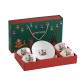 Set Vesela Festiva, Flippy, Tema Craciun, 4 x Boluri 300 ml, 2 x Farfurii 18 x 3.4 cm, din Ceramica, Model 3, Multicolor Set Vesela Festiva, Flippy, Tema Craciun, 4 x Boluri 300 ml, 2 x Farfurii 18 x 3.4 cm, din Ceramica, Model 3, Multicolor