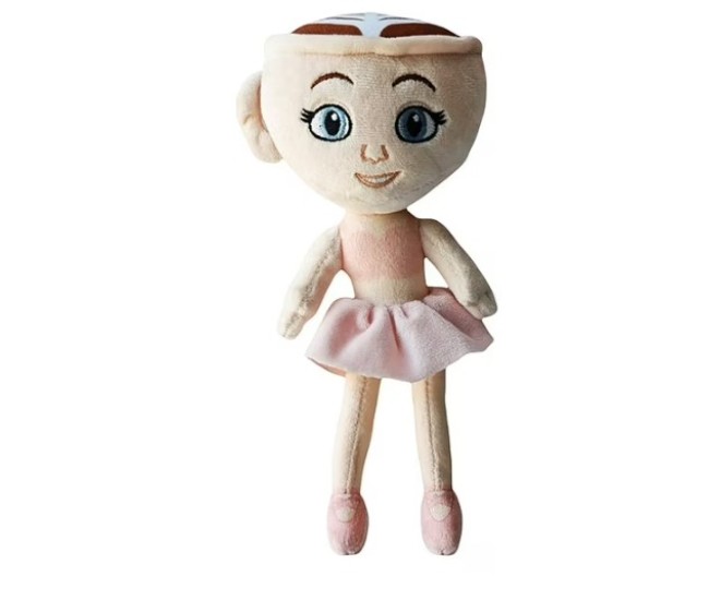 Jucarie Moale de Plus Italian Brainrot, Flippy, cu Agatatoare, Model Ballerina Cappuccina, Jucarie Moale pentru Copii, 23 x 17 cm, Bej Jucarie Moale de Plus Italian Brainrot, Flippy, cu Agatatoare, Model Ballerina Cappuccina, Jucarie Moale pentru Copii, 23 x 17 cm, Bej