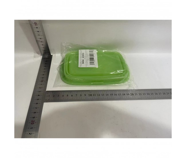 Caserola din silicon pliabila, Flippy, 1L, Verde