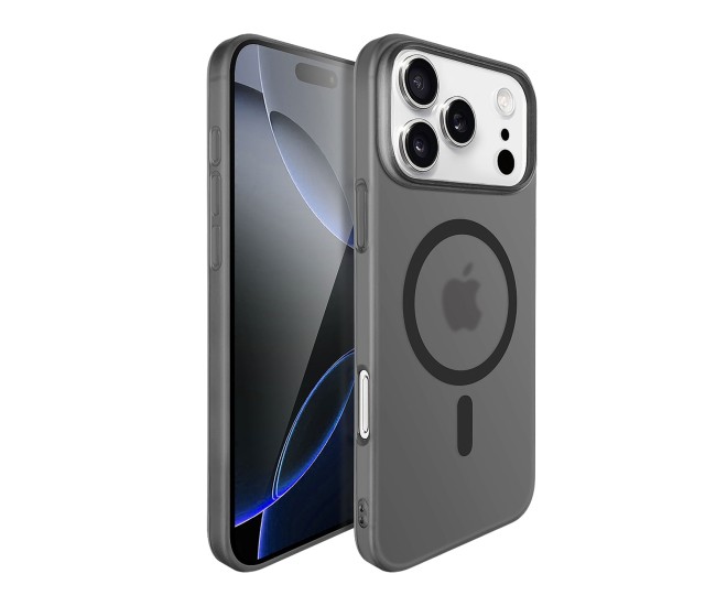 Husa de Protectie compatibila Apple iPhone 17, Flippy, Magnetica Ultra-subtire, Anti-alunecare, Protectie PC, Rezistenta la Zgirieturi, Negru