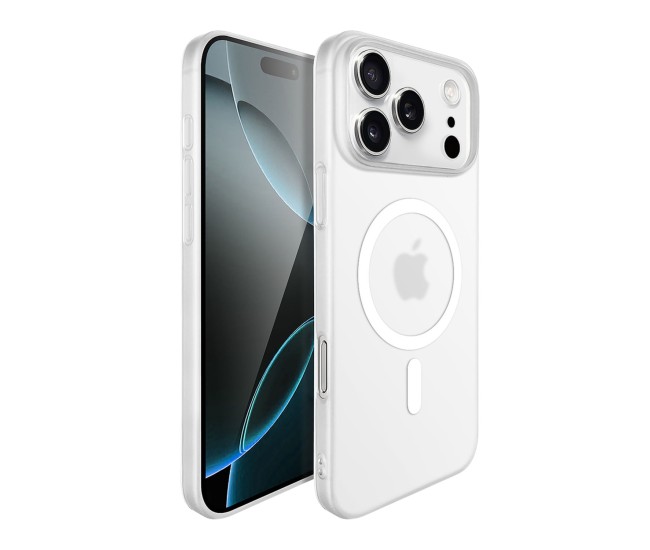 Husa de Protectie compatibila Apple iPhone 17 Air, Flippy, Magnetica Ultra-subtire, Anti-alunecare, Protectie PC, Rezistenta la Zgirieturi, Alb