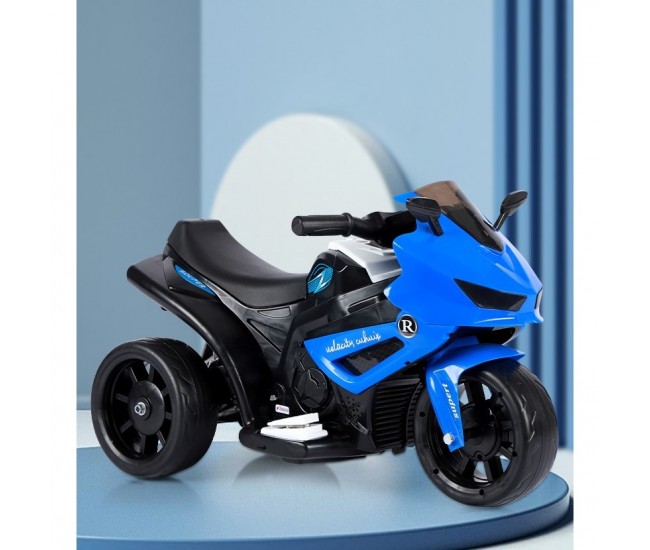 Motocicletă Electrică cu 3 Roti, Flippy, Acumulator Încarcare, Anti-Rasturnare, Lumini, Sunete, Off-Road, Baterie 6V 4.5Ah, Telecomanda, 66x34x43cm, Albastru Motocicletă Electrică cu 3 Roti, Flippy, Acumulator Încarcare, Anti-Rasturnare, Lumini, Sunete, Off-Road, Baterie 6V 4.5Ah, Telecomanda, 66x34x43cm, Albastru