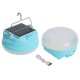 Lama Solara, Flippy, 2in1, Incarcare Solara/USB, LED, din Plastic, 3 Trepte de Intensitate, 100 W, 5V, 13 x 13 x 7 cm, Albastru