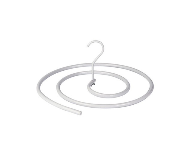 Uscator de Rufe Spiralat, Flippy, din Otel Inoxidabil de 10 mm, Detasabil, 40 x 43 x 18 cm, Alb Uscator de Rufe Spiralat, Flippy, din Otel Inoxidabil de 10 mm, Detasabil, 40 x 43 x 18 cm, Alb