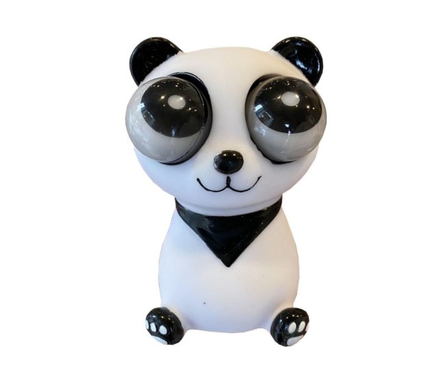 Jucarie interactiva antistres Flippy, squeeze eye-popping panda, multicolor